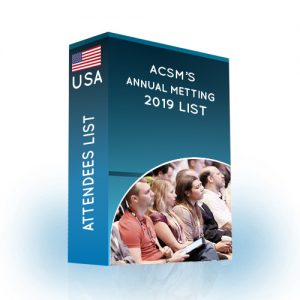 Attendees List: American College of Sports Medicine’s Annual Meeting 2019