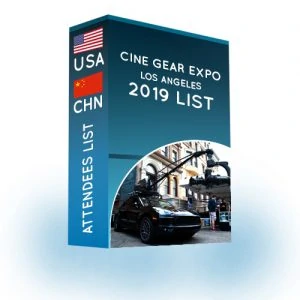Attendees List: Cine Gear Expo Los Angeles 2019