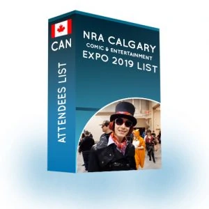 Attendees List: NRA – Calgary Comic & Entertainment Expo-2019