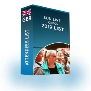 Attendees List: Sun Live London 2019