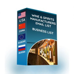 Wine & Spirits Manufacturers Email List 
