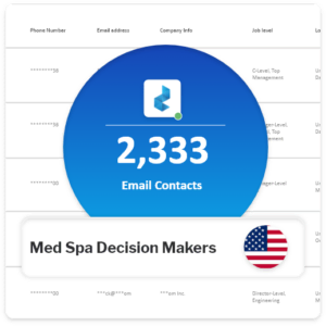 Med Spa Decision Makers Email List in USA