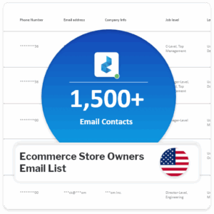 Email Addresses of Ecommerce Store Owners
