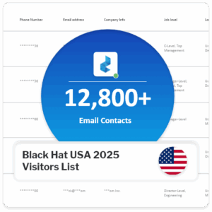 Black Hat USA 2025 Visitors and Exhibitors List