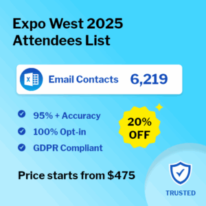 Buy Expo West 2025 Attendees List