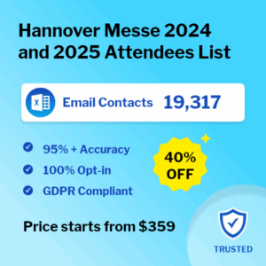 Verified Hannover Messe 2024 and 2025 Attendees List