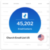 Church email list US - 11,301 Contacts