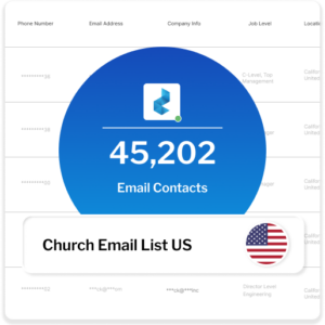 Buy Church email list US